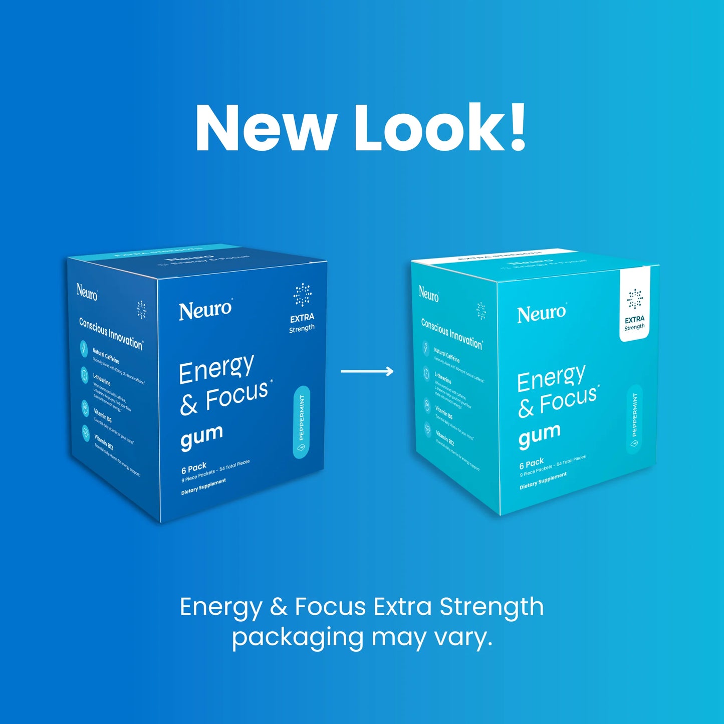 Extra Strength Energy & Focus Gum
