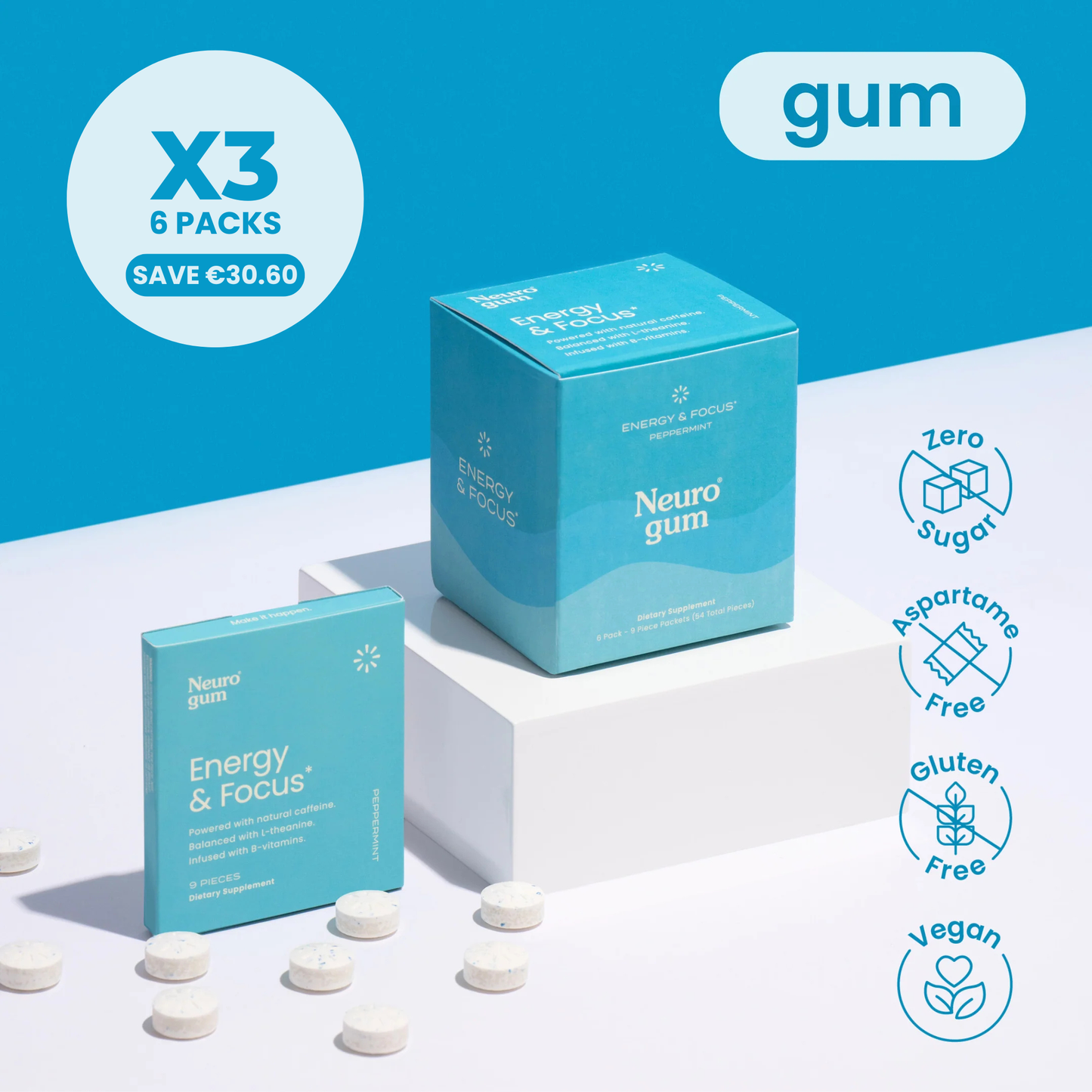 Energy & Focus Gum