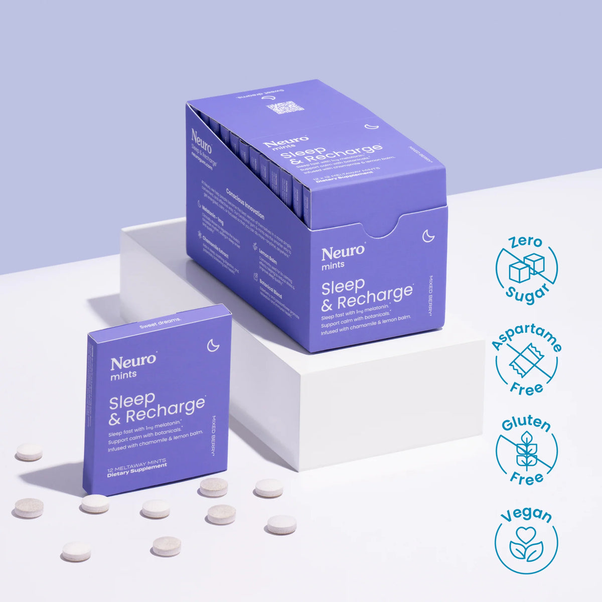 Sleep Mints Sleep & Recharge Meltaway Mints | Neuro – NeuroGum EU