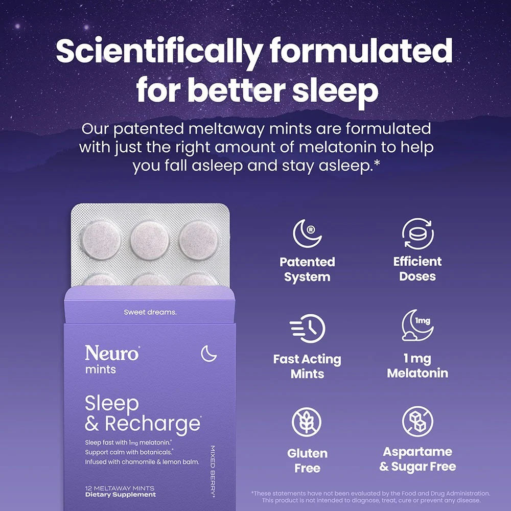Sleep Mints Sleep & Recharge Meltaway Mints – Neuro Europe