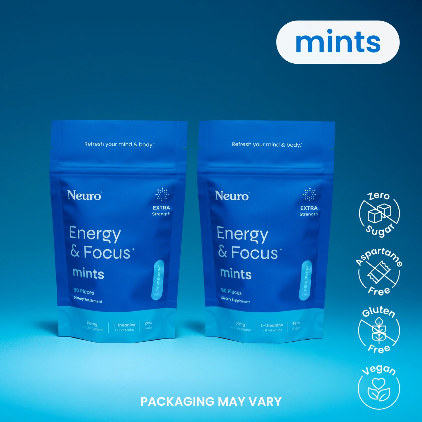 Extra Strength Energy & Focus Mints