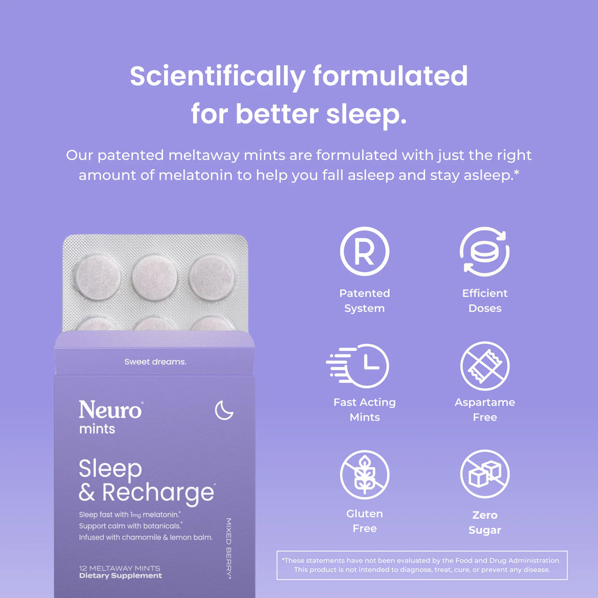 Sleep Mints Sleep & Recharge Meltaway Mints – Neuro Europe